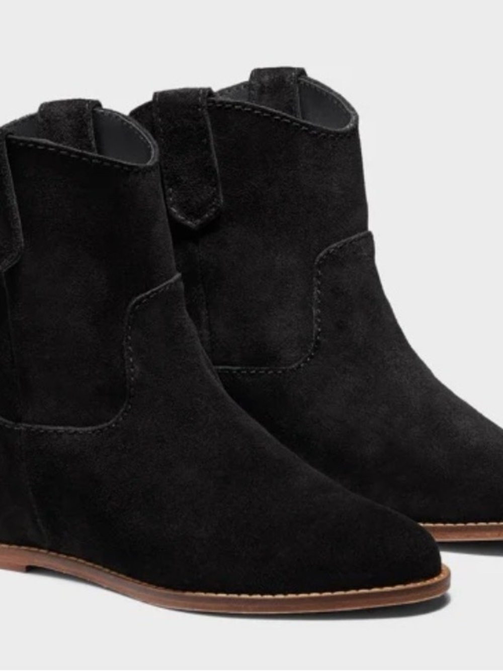 Nisolo Black Suede booties size 8 NWT - Picture 2 of 5